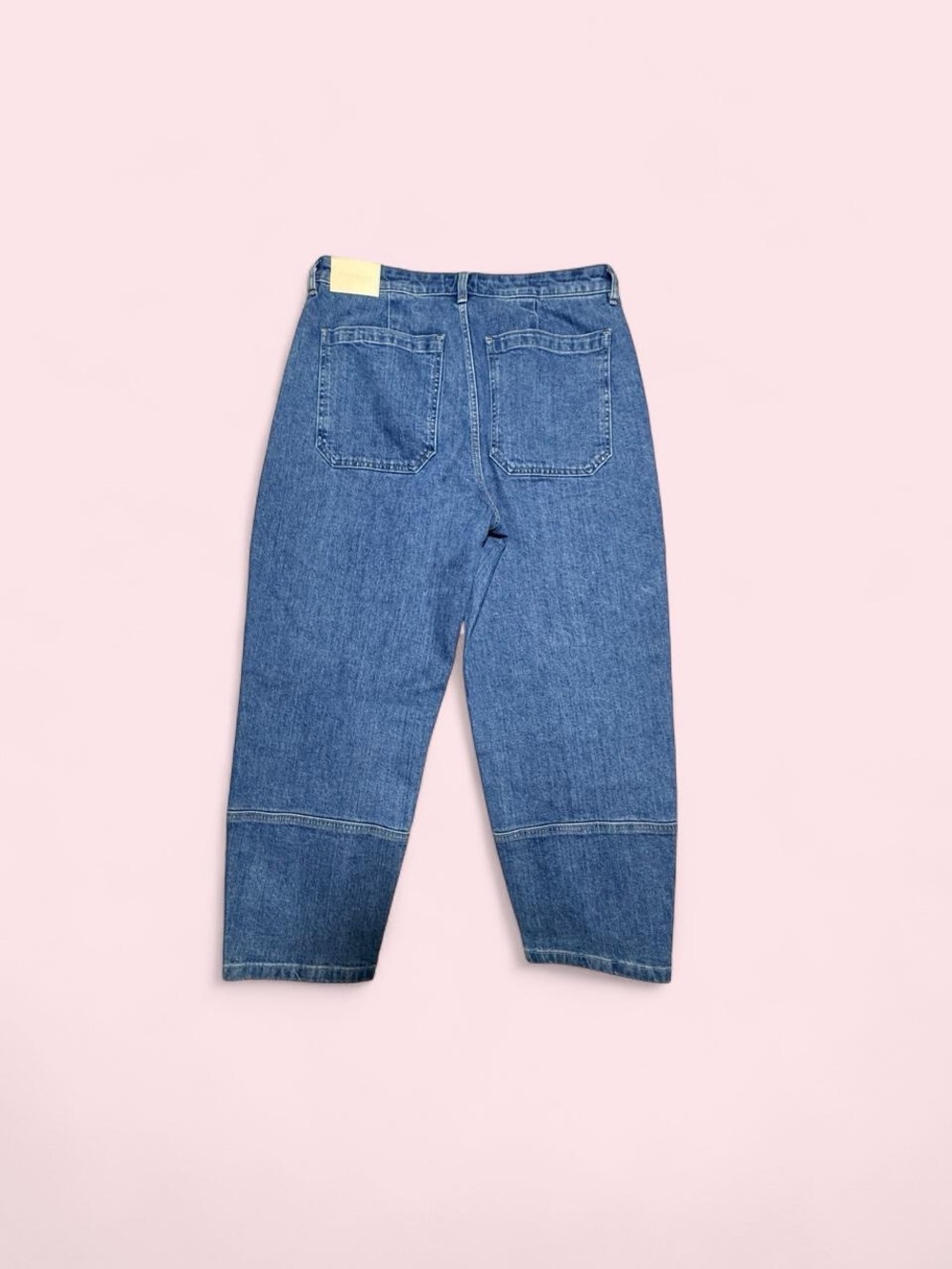 Everlane Cropped High-Rise Blue Denim Jeans - Picture 5 of 8